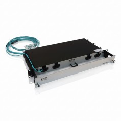 Eaton N48M-4L16L-10 Tripp Lite 1 U Preloaded Fiber Panel OM4 16 Fiber 10 m