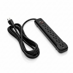 Eaton TLP712B 7-Outlet Surge Protector 1080 J, 12 ft Cord