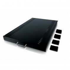 APC AR8123BLK Sliding Rack Shelf 100lbs Capacity 45.5kg Black