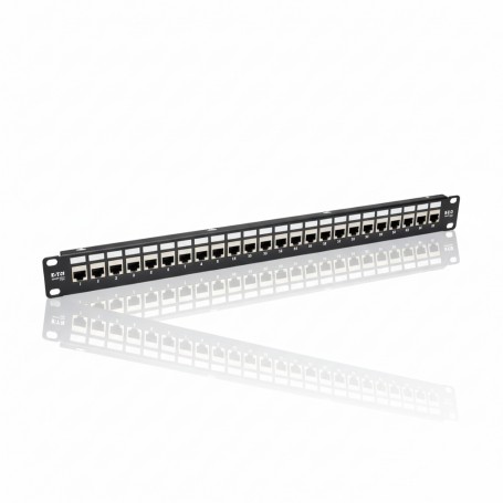 Eaton Tripp Lite N254-024-SH-6A 24-Port Cat6a Shielded Feed-Through Patch Panel