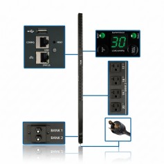 Eaton Tripp Lite PDUMV30NETLX Switched Single-Phase PDU 24-Outlet LX
