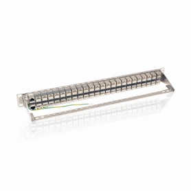 Eaton Tripp Lite N254-048-SH-6A 48-Port STP Shielded Cat6a Patch Panel