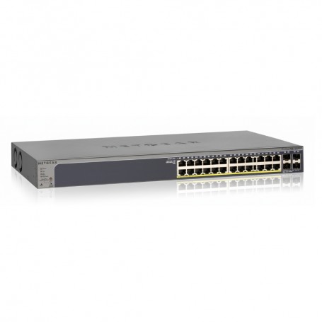 Netgear GS728TPP-200NAS ProSAFE 24-Port Gigabit PoE+ Compliant Managed Switch Netgear GS728TPP-200NAS ProSAFE 24-Port Gigabit PoE+ Compliant Managed Switch