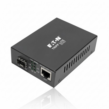 Eaton Tripp Lite N785-INT-PSFP Gigabit SFP Media Converter with PoE