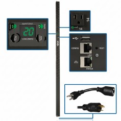 Eaton Tripp Lite PDUMVR20NETLX 1.9kW Single-Phase Switched PDU