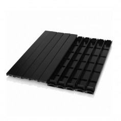 APC AR8136BLK 1U 19" Black Modular Toolless Airflow Blanking Panel