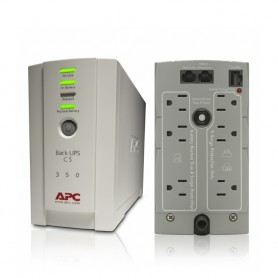 APC BK350 Back-UPS CS 350VA, 120V, 6 NEMA Outlets (4 Surge)