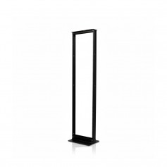 APC AR201 NetShelter 2-Post Rack 45U, Black,12-24 Threaded Holes