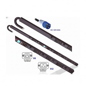 APC AP8866 Metered Rack PDU 17.2kW, 208V, 0U, 6 C13 & 12 C19