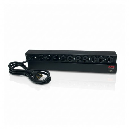 APC AP9564 Rack PDU Basic, 1U, 20A, 120V, 10 NEMA 5-20R Outlets