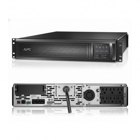 APC SMX2000RMLV2U Smart-UPS X 2000VA Rack Tower UPS 1.92 kVA 1800 W with 7 AC Outlets