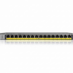 Netgear GS116PP-100NAS 16-Port Gigabit PoE+ Unmanaged Switch