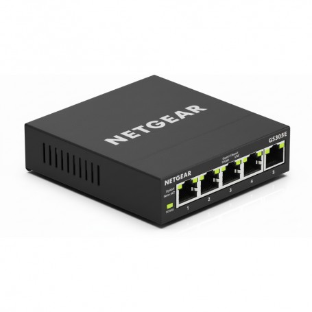 NETGEAR GS305E-100NAS 5 Port Gigabit Ethernet Plus Switch