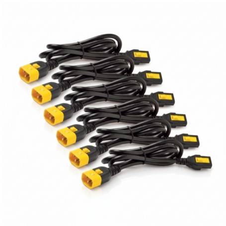 APC AP8706S-NA Power Cord Kit (6 ea) Locking C13 to C14 1.8m