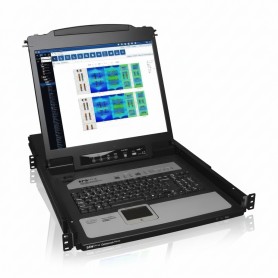 Eaton B020-U16-19-IP 16-Port LCD KVM Switch IP Access