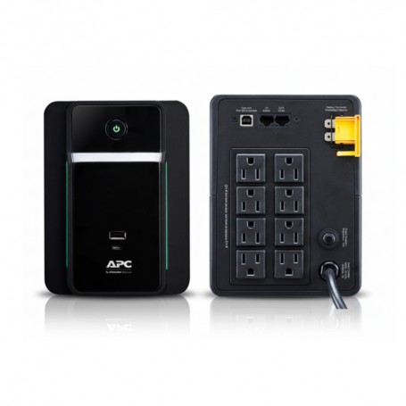 APC BVK1200M2 Back-UPS 1200VA 120V 8 Outlets USB