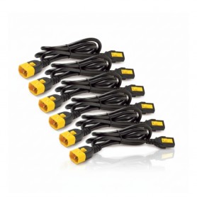 APC AP8704S-NA Power Cord Kit 6 Pack Locking C13 to C14 1.2m