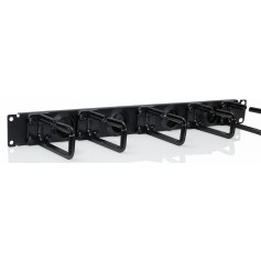 Eaton SRCABLERING1U 1U Horizontal Cable Manager 19in Rack Sweep