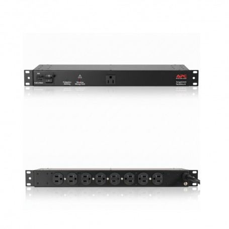 APC NET9RMBLK Black Rackmount Performance SurgeArrest