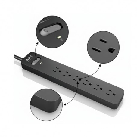 APC PE63 Essential SurgeArrest, 6 Outlets