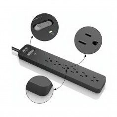 APC PE63 6-Outlet Surge Protector with 1080 Joules