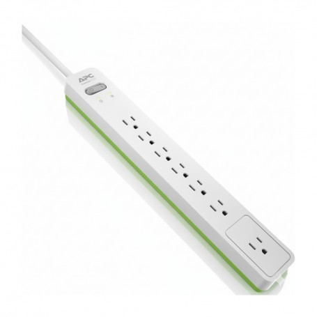 APC PE66W Essential SurgeArrest 6-Outlet Surge Protector with 6-Foot Cord