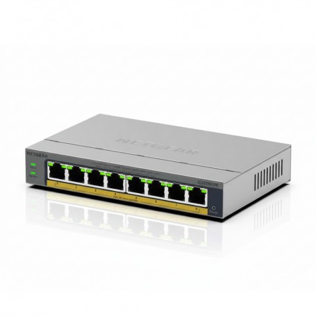 NETGEAR GS108EPP-100NAS 8 Port Gigabit PoE+ Ethernet Switch