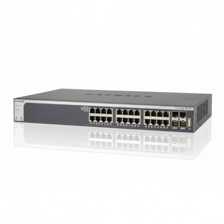 NETGEAR XS728T-100NES  28 Port Gigabit Ethernet Smart Switch