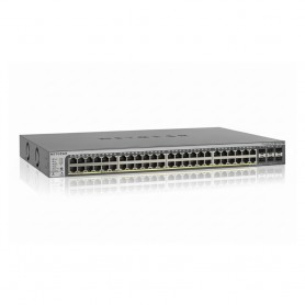 Netgear GS752TPSB-100NAS Gigabit Stackable Smart Switch - 46 Ports - Manageable