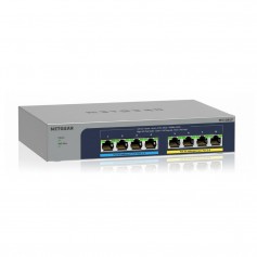 NETGEAR MS108UP-100NAS 8-Port 2.5G PoE+ Unmanaged Ethernet Switch
