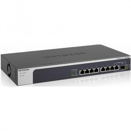 NETGEAR XS508M-100NAS 8-Port 10-Gigabit/Multi-Gigabit Ethernet Unmanaged Switch