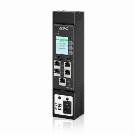 APC APDU11351ME Rack PDU, Metered, 3-Phase, 8.6kW, 208V with L21-30P