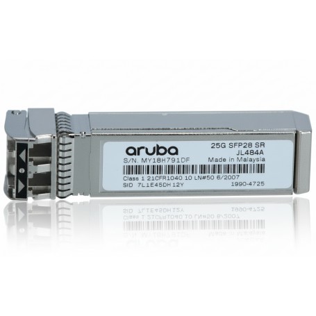 HPE Aruba JL484A 25G SFP28 LC SR 100m MMF Transceiver