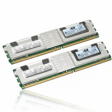 HP 397415-B21 8GB Kit (2 X 4GB) DDR2-667MHz PC2-5300 Fully Buffered CL5 240-Pin DIMM 1.8V Memory