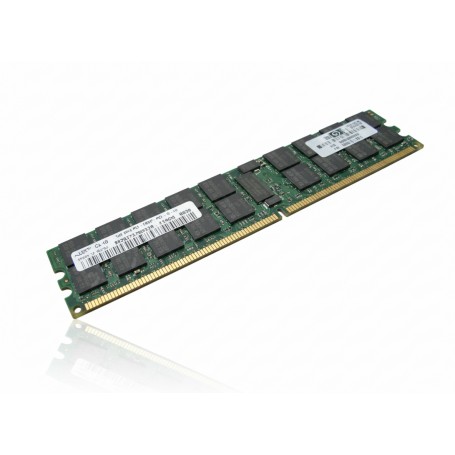 HP 4GB DDR2-667MHz PC2-5300 ECC Registered CL5 240-Pin DIMM Dual Rank Memory Kit HP 4GB DDR2-667MHz PC2-5300 ECC Registered CL5 240-Pin DIMM Dual Rank Memory Kit