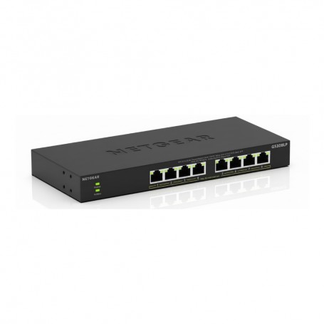 Netgear GS308LP-100NAS 8-Port Gig PoE+ Unmanaged Ethernet Switch