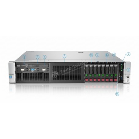HPE ProLiant 752688-B21 DL380 Gen9 Xeon E5-2620V3 16 GB Rack Mountable Server