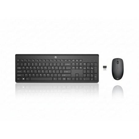 HP 18H24AA 230 Wireless Mouse and Keyboard Combo - 2.4GHz Wireless Connection HP 18H24AA 230 Wireless Mouse and Keyboard Combo - 2.4GHz Wireless Connection