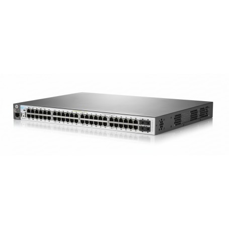 HPE J9772A Aruba 2530-48G-PoE+ 4SFP 370W 48 ports Managed Rack-Mountable Switch