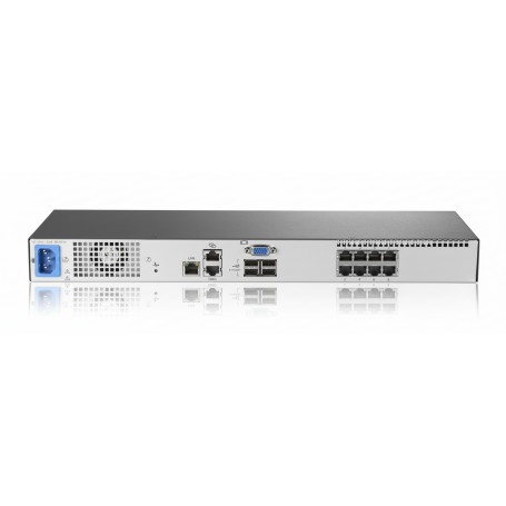 HPE KVM Console G3 Switch 0x1x8 - KVM switch - 8 ports - rack-mountable