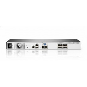 HPE Q1P54A 8 ports  Rack-mountable KVM Switch