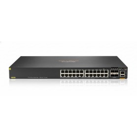 HPE Aruba JL666A 6300F 24-port 1GbE Class 4 PoE and 4-port SFP56 Switch