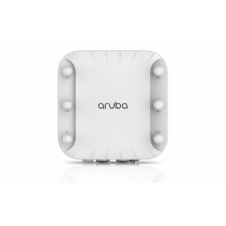 The HPE Aruba R4H03A AP-518 Hardened is a robust wireless access point supporting Bluetooth and Wi-Fi.