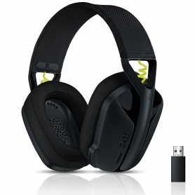 Logitech 981-001049 G435 Ultra-light Wireless Bluetooth Gaming Headset Black and Neon Yellow