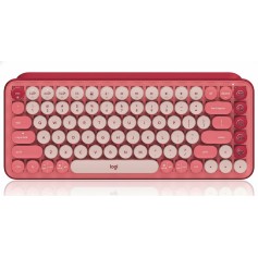 Logitech 920-010709 Pop Keys Wireless Mech Keyboard Heartbreaker Rose