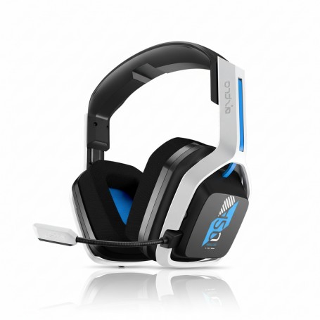 Logitech 939-001876 Gaming A20 Wireless Gaming Headset for PlayStation 4 & 5 (Black/White/Blue)