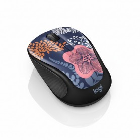 Logitech 910-006552 Design Collection Limited Edition Wireless Mouse - Forest Floral