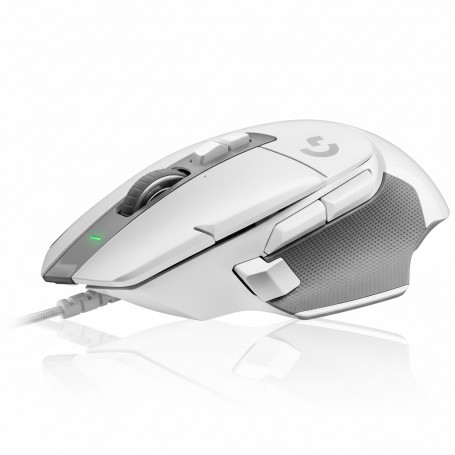 Logitech 910-006144 G502 X Wired Gaming Mouse - LIGHTFORCE hybrid optical-mechanical primary switches White