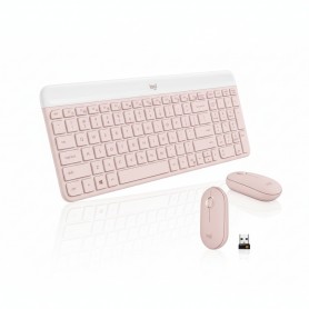 Logitech 920-011311 MK470 Slim Wireless Keyboard and Mouse Combo (Rose)