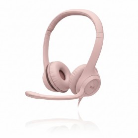 Logitech 981-001280 H390 USB Computer Headset Rose